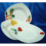 Porcelain Soup Plates - Square (PLA70106)