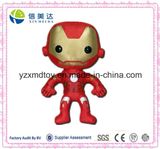 Red Cartoon Iron Man Plush Stuffed Doll