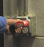 Noncontact Voltprobe / Light, Beep, & Shake Voltage Indicator