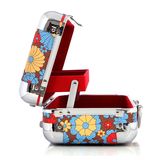 PU Cosmetic Case Flower Pattern Lady Makeup