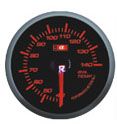 60mm 2.5inch LED Light Car Gauges Oil Temperature Gauge with Sensor / Meter (LED602703RED)