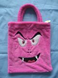 Pink Plush Halloween Bag