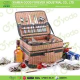 Folding Wicker Basket for 2 Layers with FDA (CA1448-2)