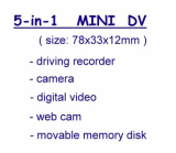 5-in-1 Mini DV
