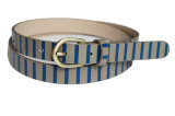 Fashion Skinny Belt for Women with Stripes