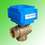 3way Brass Electric Water Valve for Irrigation