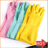 Spray Flock/ DIP Flock/ Needle Flock Latex Gloves for Household