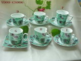 Porcelain Cup and Saucer (YD09-CS006)
