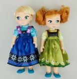 12 Inch Plastic Frozen Doll Anna Elsa Doll (without music)