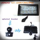 24W LED Work Light with Spherical Bracket