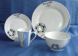 Ceramic Round Dinnerware Set, Porcelain Tableware Plate (JC5Y063)