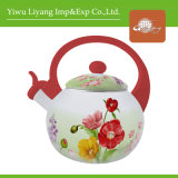 Round Enamel Whistling Kettle (BY-3607)