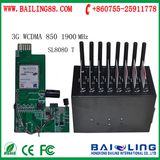 High Speed 3G WCDMA 8 Port Modem Pool for SMS Caster