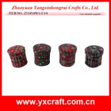 Christmas Decoration (ZY14Y470-1-2-3-4) Christmas Bowl Box Container