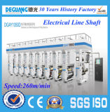 Air Energy Heating 8colors 260m/Min Electrical Line Shaft Rotogravure Printing Machine