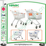 180L Shopping Trolley with Baby Seat and Elevator Wheels