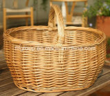 Nature Handmade French Vintage Oval Wicker Basket
