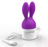 Pretty Love Brighty Silicone Sex Product Super Double Dildo Vibrator for Female