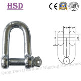 D Shackle JIS Type, European D Type, Us Forged D TPE, DIN82101, BS3032 Large Dee Shackle, Anchor Shackle, Rigging Hardware, Marine Hardware