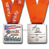 Custom High Quality 2D Engraved Soft Enamel Medal