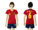 Women Soccer National Uniform Home Red Jerseys