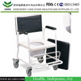 Folding Commode Chair with Wheels