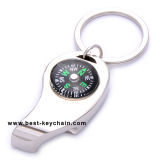Compass Bottle Opener Metal Promotion Key Chain (BK11356)