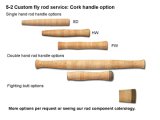 Custom Fly Rod Service 5-2: Cork Handle Options