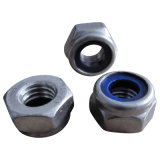 Stainless Steel Hex Nylon Nut DIN985 M10 Small Qty