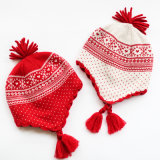 Winter Kids Double Layer Earmuffs Knitting Hat
