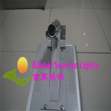 Integrated Solar Street LED Light, Solar Power Lamp, with External Camera, Solar Panel