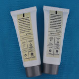White Plastic Container Tube with Label