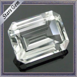 Octagon Special Emerald Cut Natural White Toapz for Jewelry