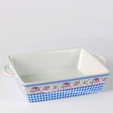 Customized Painting Color Glazed Ceramic Bakeware