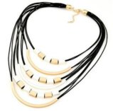 Fashion Jewelry Multilayer Alloy Necklace (XL045A)