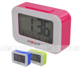 LCD Digital Desk Clock with Calendar Display and Optional Backlight Modes (LC835)