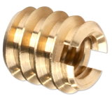 Brass Self Lock Inset Nut, Brass Insert Lock Nut, Brass Wood Threaded Insert