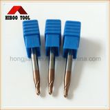 Z2 Carbide Copper Tialsin Coating Ball Nose Cutting Tool