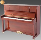 Music Instrument Chloris Hu-123wa Upright Piano, Glossy Walnut Vertical Piano for Sale