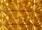 Gold PVC Tablecloth, Table Cloth, Vinyl Table Linen