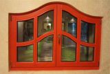 High Grade Aluminium Wooden Arch Casement Window (AW-ACW26)