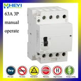 Home Use AC Modular Contactor with OEM 63A 3p Manual Operate