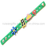 Charming PVC Rubber Bracelet Souvenir (BR026)