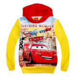 Wholesale Hot Selling Kids Clothing Fashion Cartoon Train and Car Coats and Jackets Autumn Spring Sweatshirt