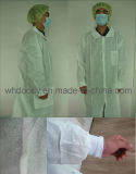 Disposable Lab Coat with Turn-Down Collar