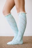 Wholesale Fashion Women Lace Boot Socks