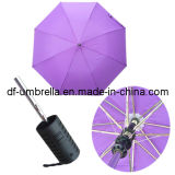 Promotional Purple Auto Open 2 Folding Umbrella