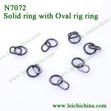Solid Ring with Oval Rig Ring Hinge Rings