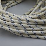 8mm White and Blue Nylon Rope