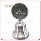Custom Antique & Brushed Finish Zinc Alloy Metal Dinner Bell Souvenir